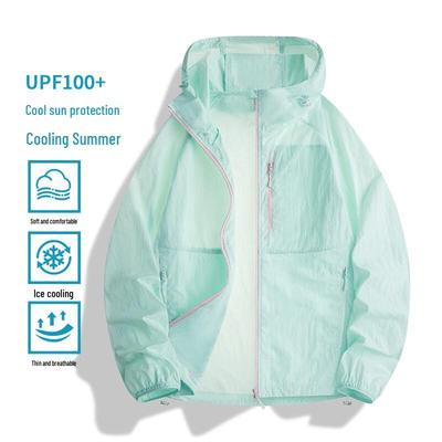 VUUG Unisex Ice Silk Hooded Sun Protection Jacket