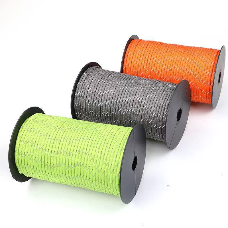 High-Reflective 7-Core Paracord: Emergency Lifesaving, Camping & Escape Rope