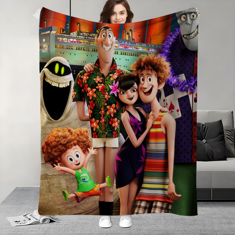 FlLM H-Hotel T-Transylvania Blanket Design Lightweight  For Dorms, Naps, Living Room, Office,Sofa,All-Season 30x40in