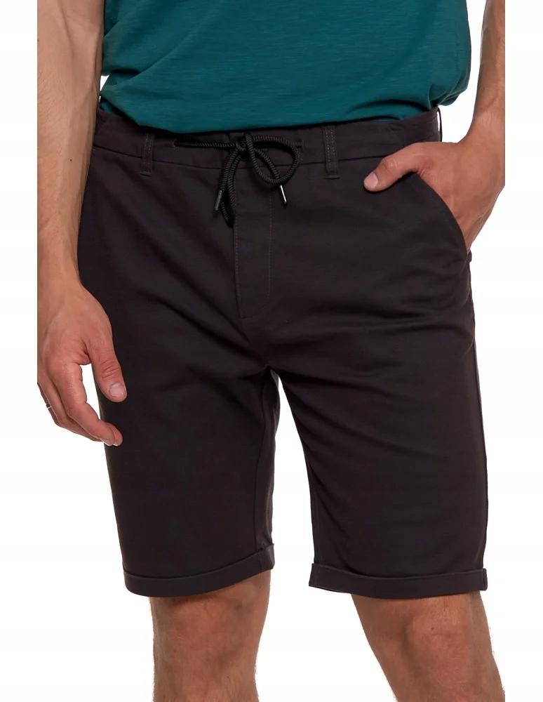 Men's Shorts with Pockets, Elastic Waistband and Drawstring MORAJ XL GRAPHITE