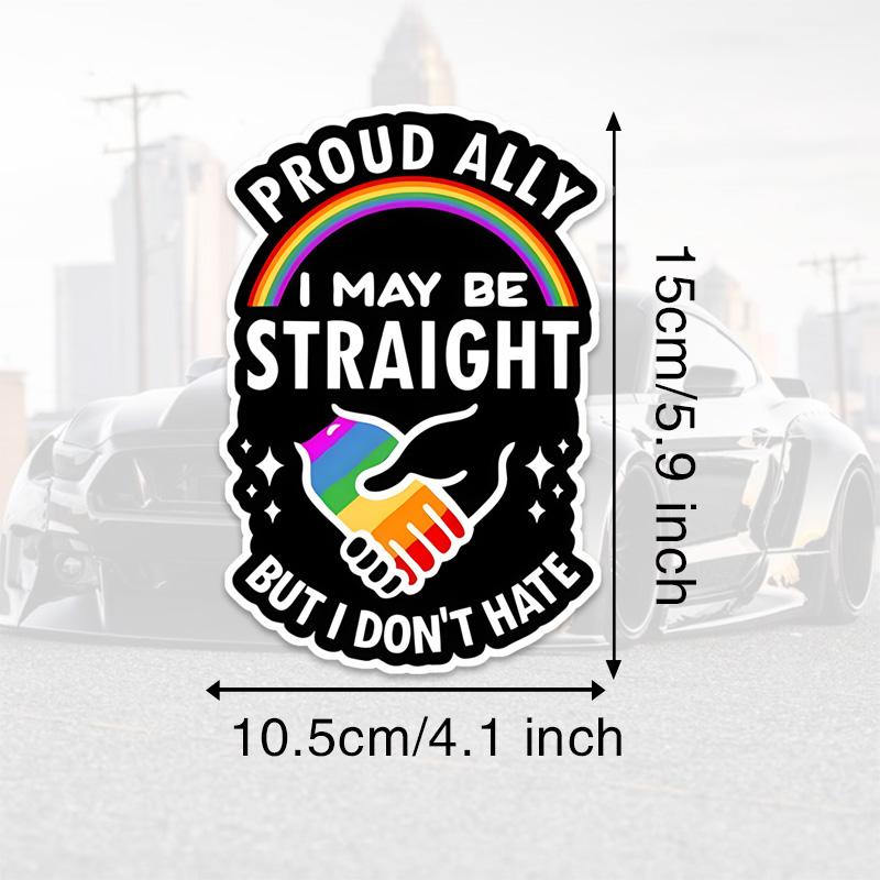 

DS33 # 10,5x15 см Proud Ally Creative Вінілова водонепроникна наклейка для автомобіля, ноутбука, вікна на стіні, бампера 10.5x15cm