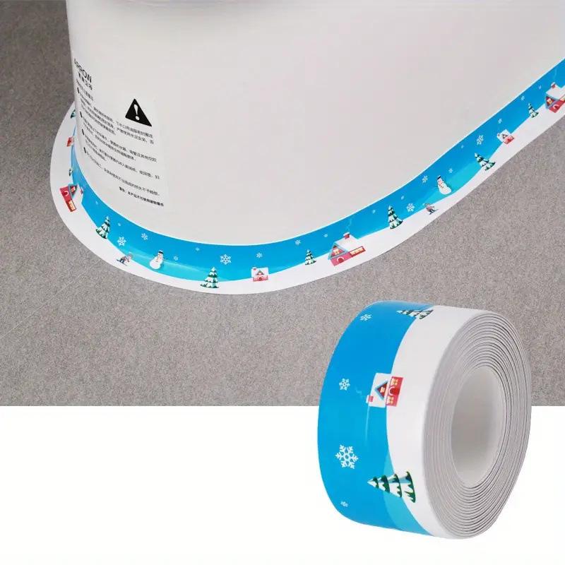 1 Roll of Waterproof and Mold Proof Toilet Sealing Strip  Kitchen Bathroom Self-adhesive Sealing Tape  Bathroom Waterproof Tape