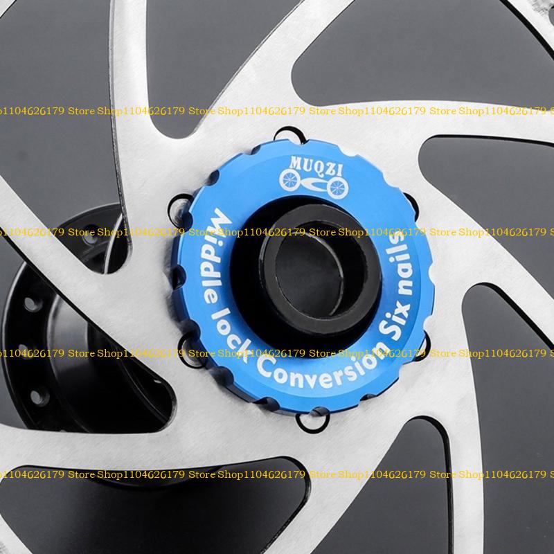 A1A2 9/12/15/20mm Bike Disc Brake Hubs Rotor Lockring Bike Centerlock Lock Lockring Rings Cover Bike Brake Rotor, Disc Center