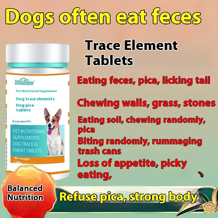 ANIMALOG dog pica cat dog trace elements anti-pica eating grass shit gnawing soil turning garbage licking wall skin