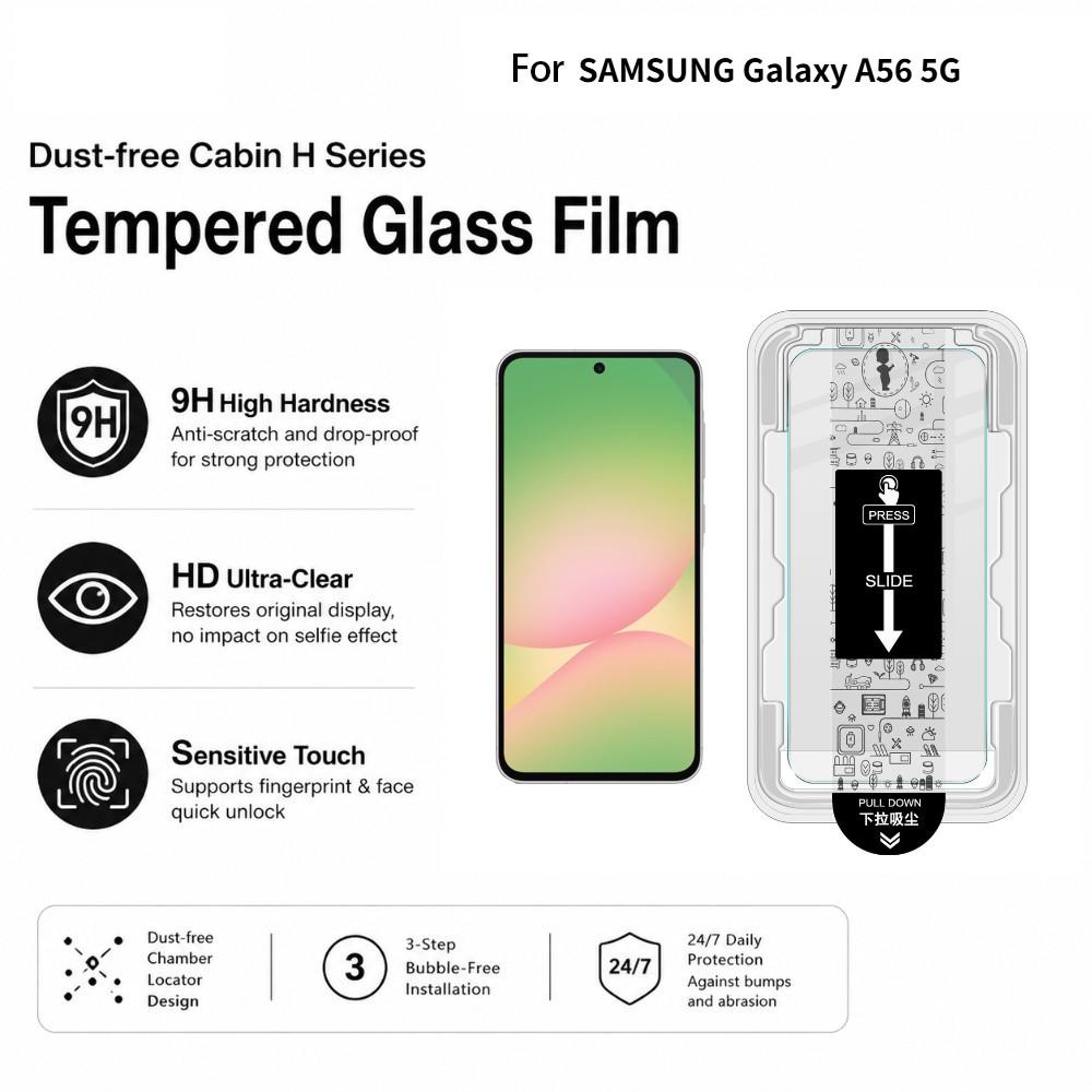 For Samsung Galaxy A56 A55 A54 A53 A52S A42 A36 A35 A33 5G IMAK H Tempered Glass Chamber Locator
