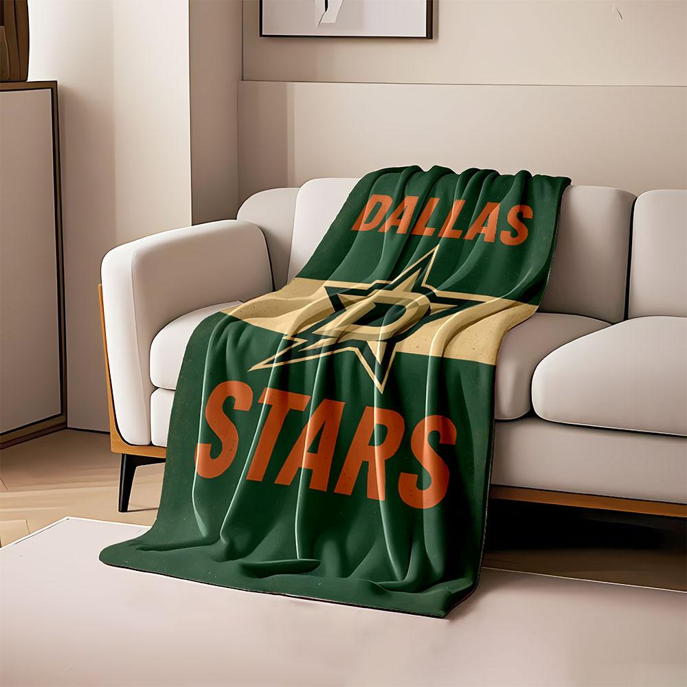 Dallas Stars Hockey Logo Blanket print blanket soft and cozy perfect for the living room bed sofa or a nap,gift