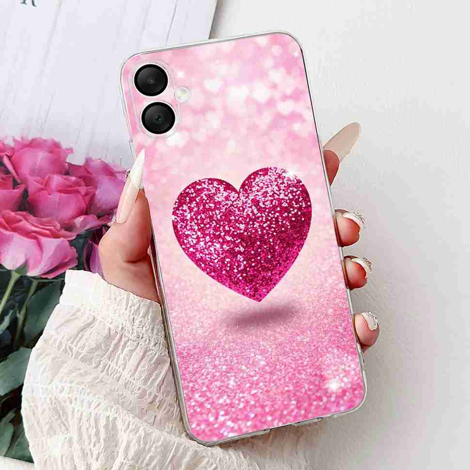 For Samsung A06 4G Case SM-A065F Colorful Flowers Soft Silicone Back Cover Phone Cases For Samsung Galaxy A06 A05 Bumper
