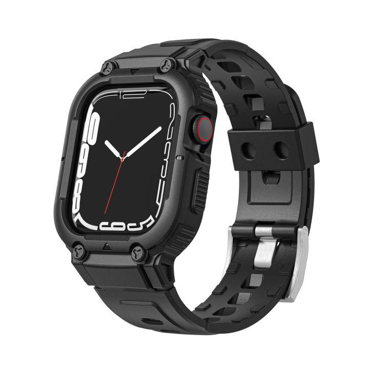 Cinturino per Apple Watch Ultra 49mm 45mm 44mm 41mm 40mm Cinturino in silicone per Iwatch Serie 8 7 6 Se 5 4 Bracciale con copertura protettiva