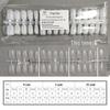 Moshang Fingertip Wearable Nails - 300-Piece Manicure Nail Tips Set