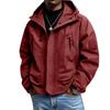 Men's  Leisure  Loose  Windbreaker  Hooded  Hood  Coat