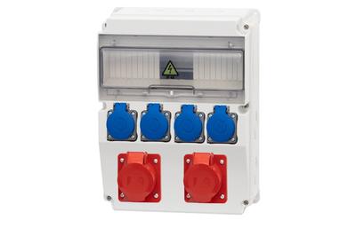 CAJA Switchboard /12M/ 16/5, 32/5, 4x230V ONNLINE