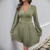 Spring Autumn Women Dress Casual Slim Ladies Skirt Waist Hugging Dress