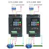 Mini VFD INVERTER 220V 0.75KW/1.5KW/2.2KW 1HP Variable Frequency Drive Converter for Motor Speed Control