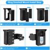 Protective Outdoor Video Doorbell Mount with Hood , No Drilling Required for Easy Setups for Video Doorbell 4/3/3 Plus/2