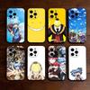 Anime A-Assassination Classroom-m Telefoonhoesje Voor iPhone 17,16,15,14,13,12,11 Plus,Pro Max,XS,Zwarte Zachte Siliconen Cover