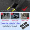 4pcs Rear Seat Rail Cover Protector For Tesla Model 3 Y Juniper 2025 Accessories Backseat Child Anti-kick Pad Protection Cover