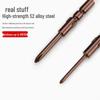 800-Character Electric Screwdriver Set, 4mm Diameter, Round Shank & Handle, Fine Head Bits PH0 PH1