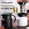 Large Capacity Insulated Stainless Steel Tea Infuser Kettle with Health-Supporting Stewing Pot