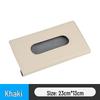 Diamond-Inlaid Leather Car Tissue Box Visor & Seat Back Holder