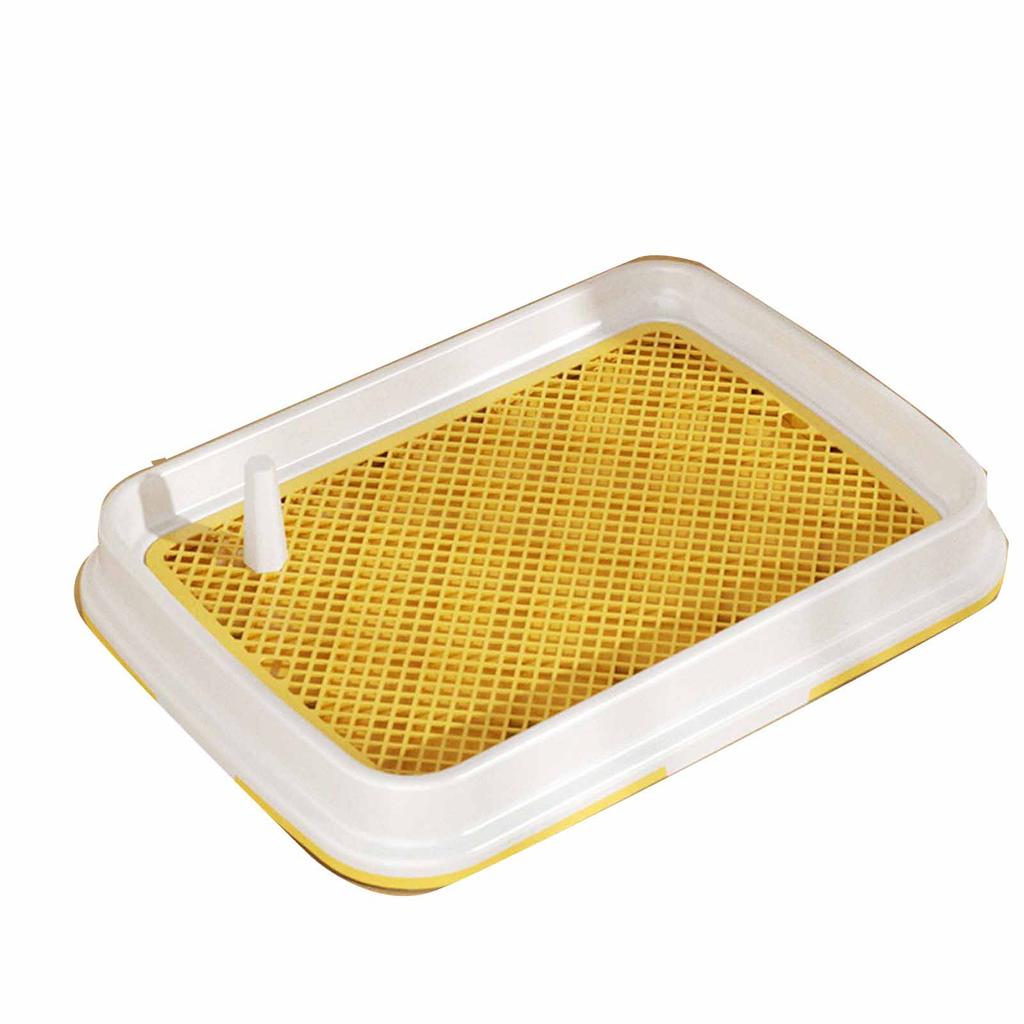 Toaleta dla szczeniąt małych psów, Miska z wysokimi barierami na mocz dla psów, Wewnętrzna kuweta dla zwierząt, Łatwe do czyszczenia akcesoria do usuwania psich odchodów