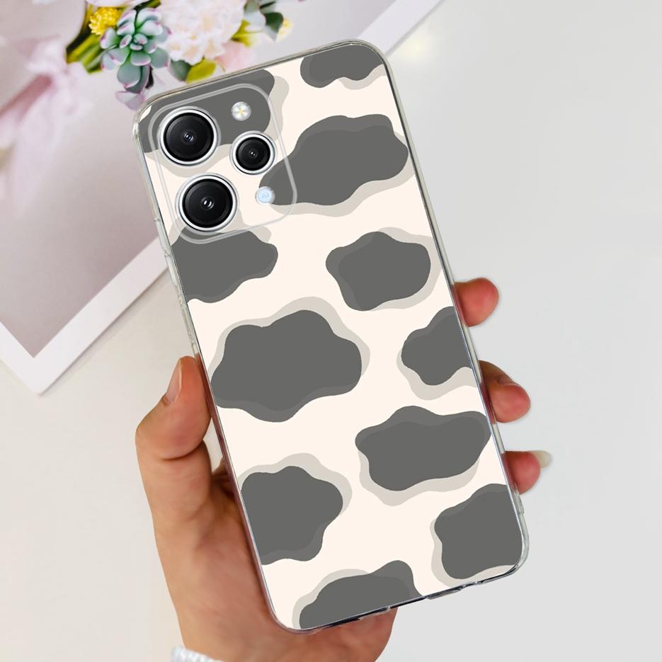 For Xiaomi Redmi 12 Case 2023 New Fashion Painted Cover Clear Silicone Phone Case For Xiaomi Redmi 12 Redmi12 Soft Fundas Bumper