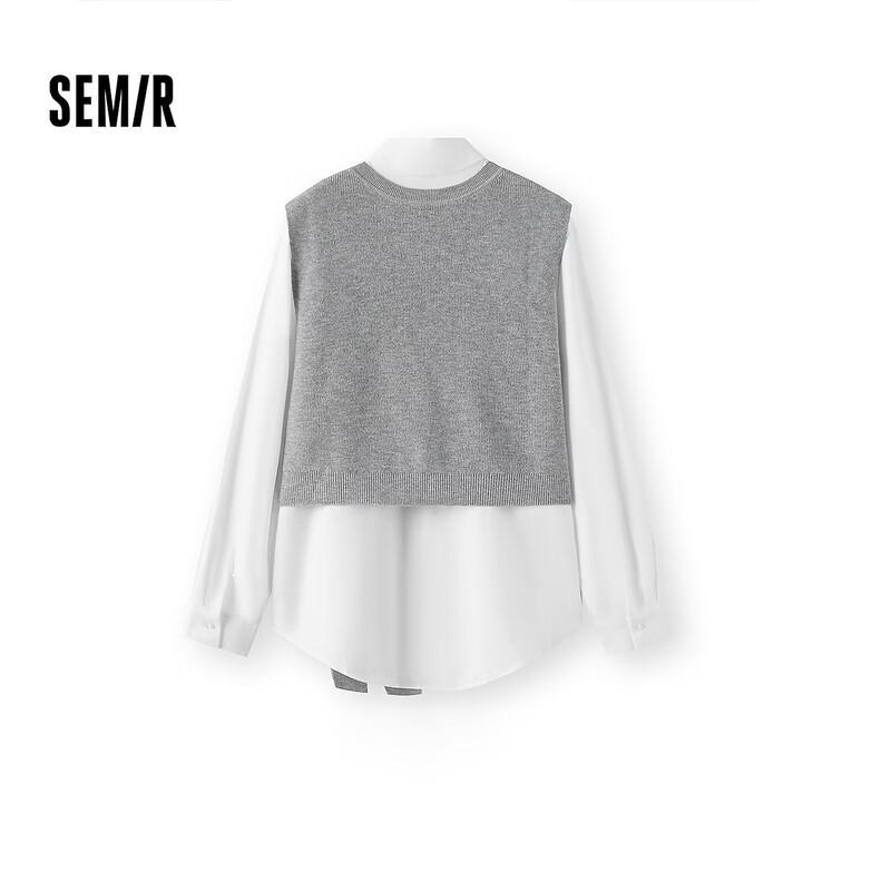 Semir Women's 2026 Winter Long-Sleeve Shirt & Vest Set