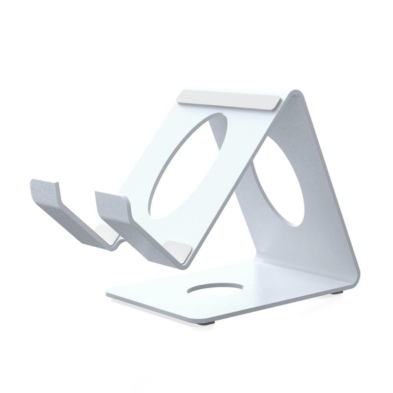 Travel Friendly Space Saving Universal Metal Stand Holder For Tablets And Handheld Devices Ergonomic Design Nonslip Base