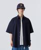 Stance [M~4Xl] All Day Linen Oversized Short Sleeve Shirt_Navy