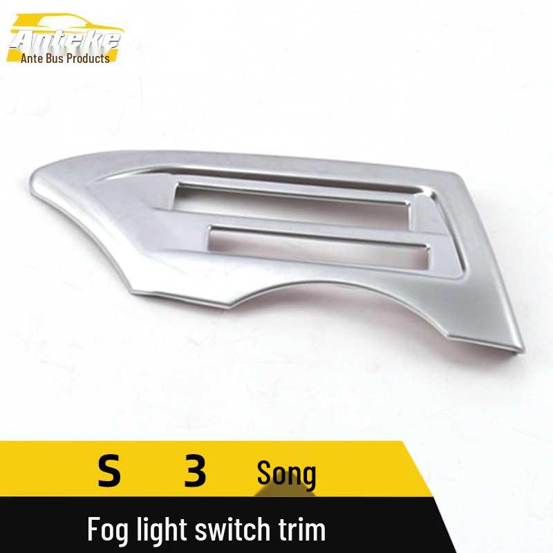 S3 Song Fog Light Switch Trim Cover Sequins Sticker