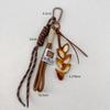 Braided Rope Bag Pendant Alkaline Water Bread Keychain Pendant Cute Bag Pendant Chocolate Pendant