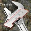 1pc Multi-Angle Adjustable wrench,Hand Tool with Ergonomic Locking Lever,Wide Jaw Design for Plumbing/Auto/DIY