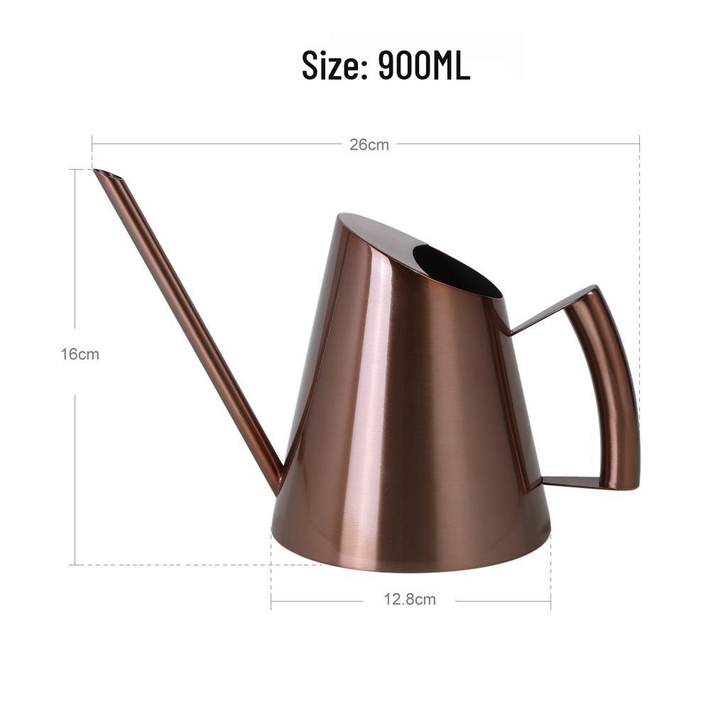 Złoty Retro Stalowy Czajnik Do Podlewania Ogrodów