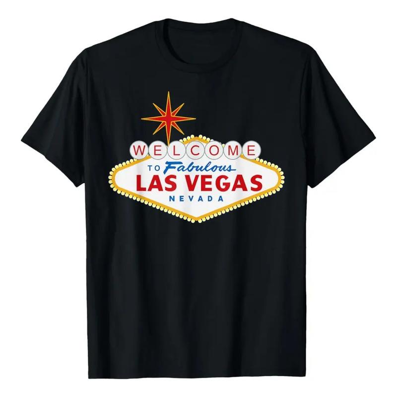 Camiseta Welcome To Fabulous Las Vegas, Negra, Peque?a, Unis S разноцветный