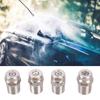 4Pcs Heavy Duty Steel Nozzles Head Tips for Industrial Cleaning Applications Providing Efficient Flow and Easy Connection