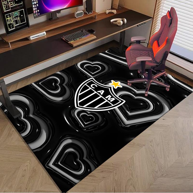Love For Atlético Printed Area Rug for Office, Chair Rug, Decorative Carpet Floor Mat, Large Size Fan gifts Christmas gifts