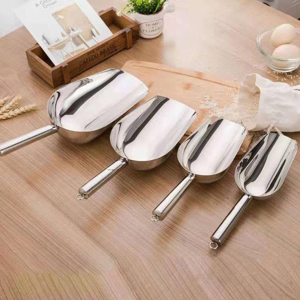 8/9/10/11Inch Ice Shovel Metal Sugar Scoop Accessories Ice Freezer Scoop  Party