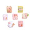 Little Bunny Cartoon Resin Buttons for DIY Jewelry & Hair Clips