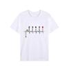 Men Brand T-shirts Motorcycle Gear Shift Heartbeat Ekg Pulse Print T Shirt Men Teeshirt Tshirt Short Sleeve T Shirts Men
