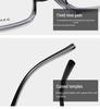 Progressive Multifocal Reading Glasses: Anti-Blue Light, PC Frame, High-Volume, Suitable for Distance & Near Use