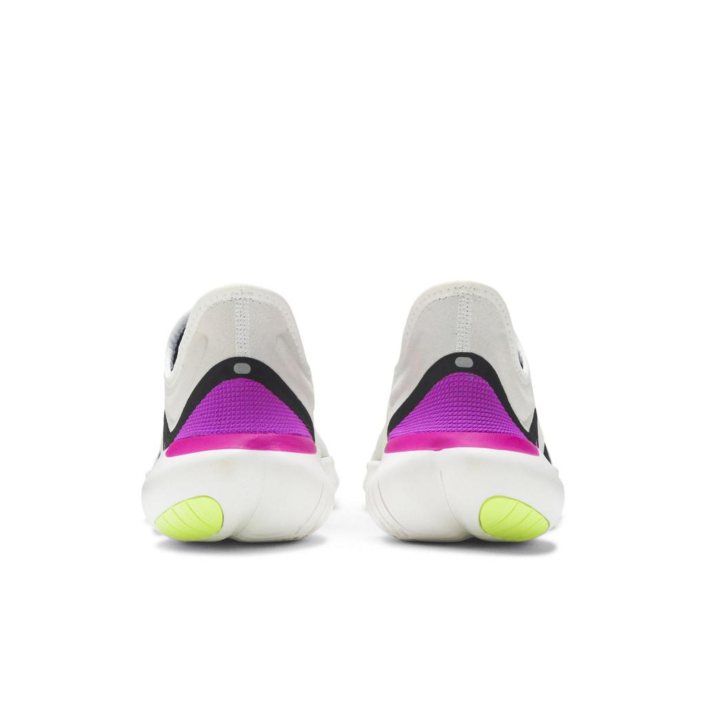 Nike Free RN 5.0 'Summit White' (Unisex) Summit White / Volt Glow-Black Running Shoes AQ1289 100