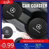 2pcs Car Cup Holder Anti Slip Insert Coaster Pads Accessories For Benz W202 W212 W126 W140 W168 W177 CLS GLE GLC GLS CLA