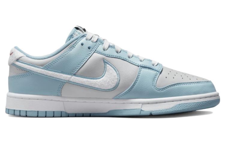 Nike Dunk Low 'Fleece Swoosh Light Blue' FB1871-011