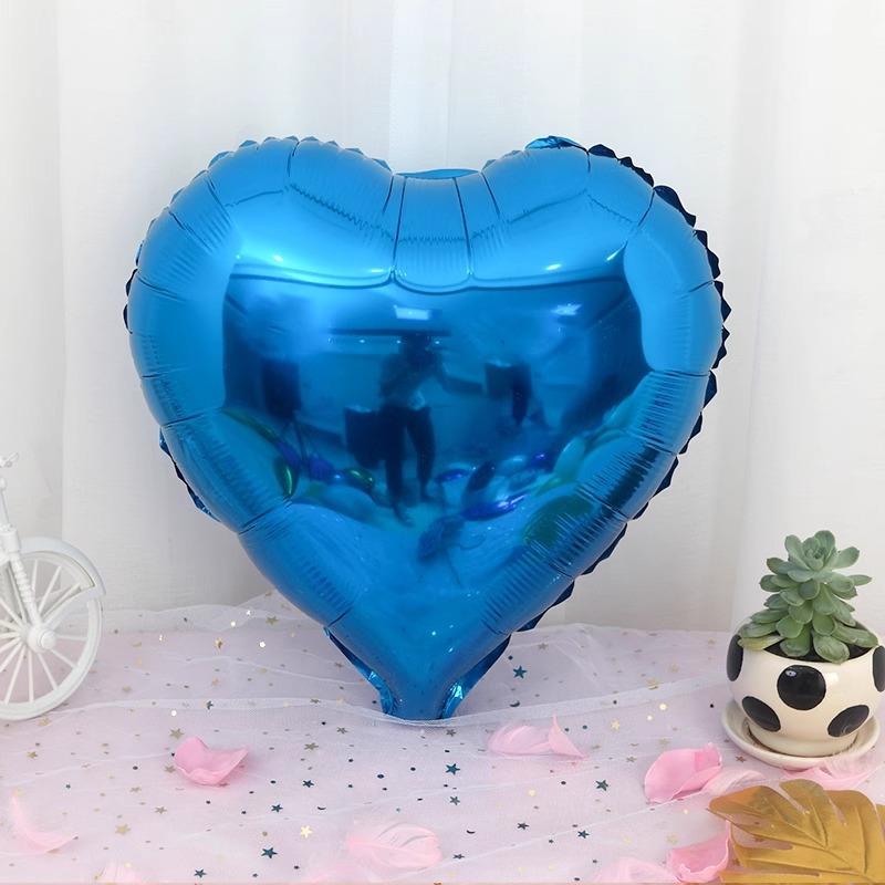 18-Inch Love Aluminum Film Balloon Confession Decoration Engagement Wedding Birthday Scene Arrangement Floating Heart Balloon