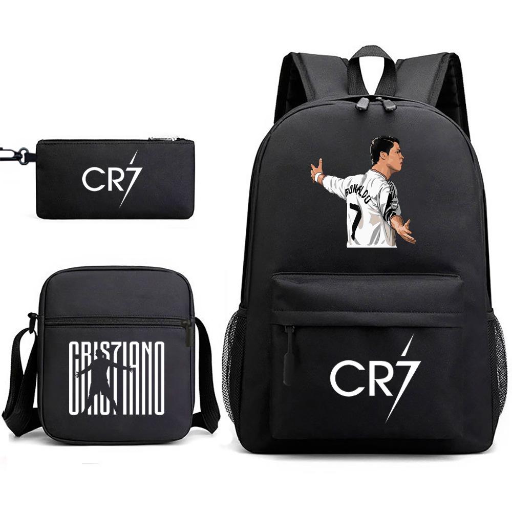 Stitc Cartoon Full Print Backpack Student Bag Pencil Case Two-Piece Set Children'S Backpack