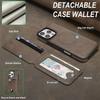 Magnetic Leather Phone Case with Card Holder for iPhone 12 - 17 Series Multi - Functional Stand Shockproof Protective Cover