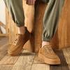 Fashion New Business Flats Stylish Male Skate Footwear Outdoor Men Shoe Leather Fashion Men's Walking Shoes Lace-Up Men Casual Shoes