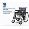 Disabled Manual Mobility Assistance Wheel Chair Lightweight Foldable Wheelchair Portable Old People Hand Push Chair