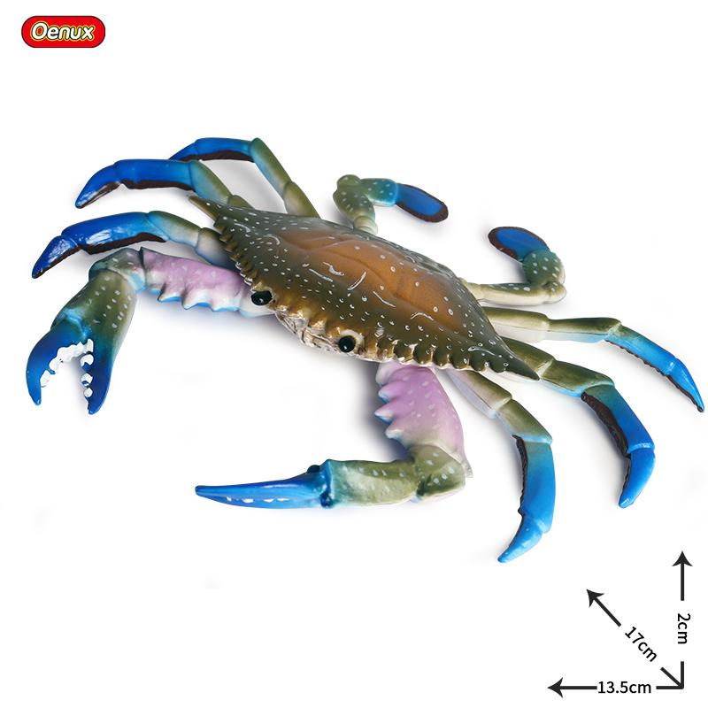 Oenux Ocean Animals Simulation Hermit Crab Nautiloidea Octopus Sea Life Model Figurines Action Figures Collection Kids Toy Gift