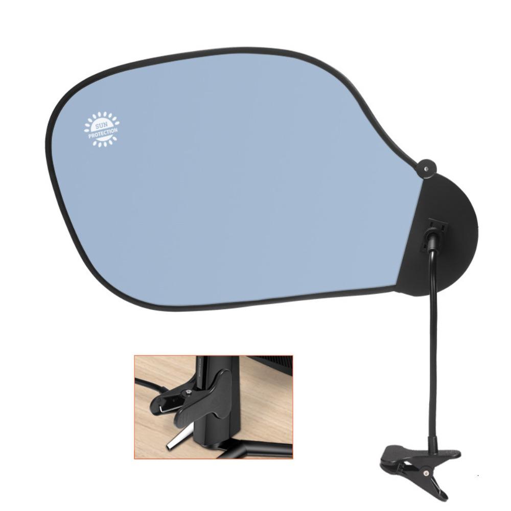 

Adjustable Office Computer Shading Board with Clip UV Protectiond Light Visor Multifunctional Heat Insulation Sun Visor синий