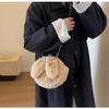 High-End Nischen-Plüschtasche Damen Herbst und Winter neue Mode flauschige Handtasche High-End Bucket Bag
